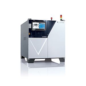 A render image of the Viscom system iX7059 Module Inspection rotated to the right