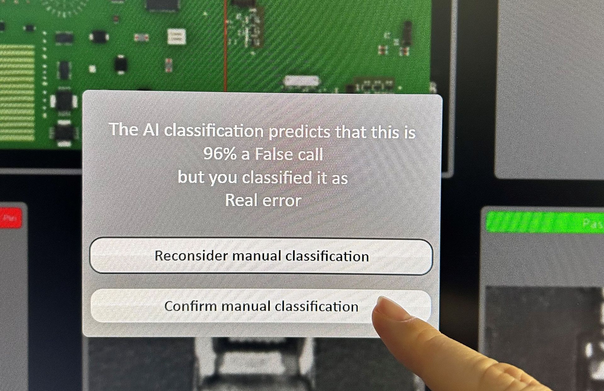 Viscom vAI: AI-supported verification