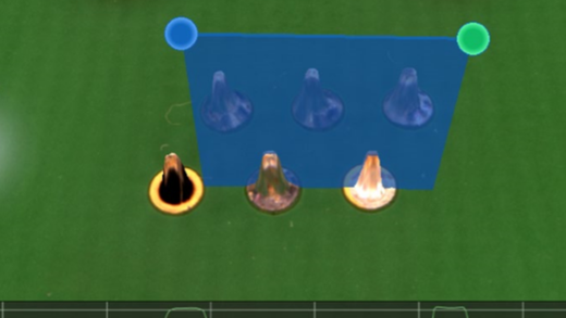 Height profiles of THTs